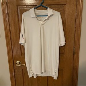Mens L RLX Shirt White